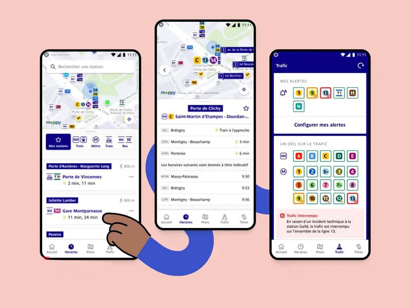 اپلیکیشن مترو پاریس